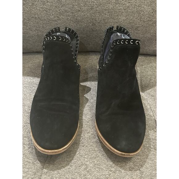 Vince Camuto Black Suede Booties size 9 M - Picture 1 of 10